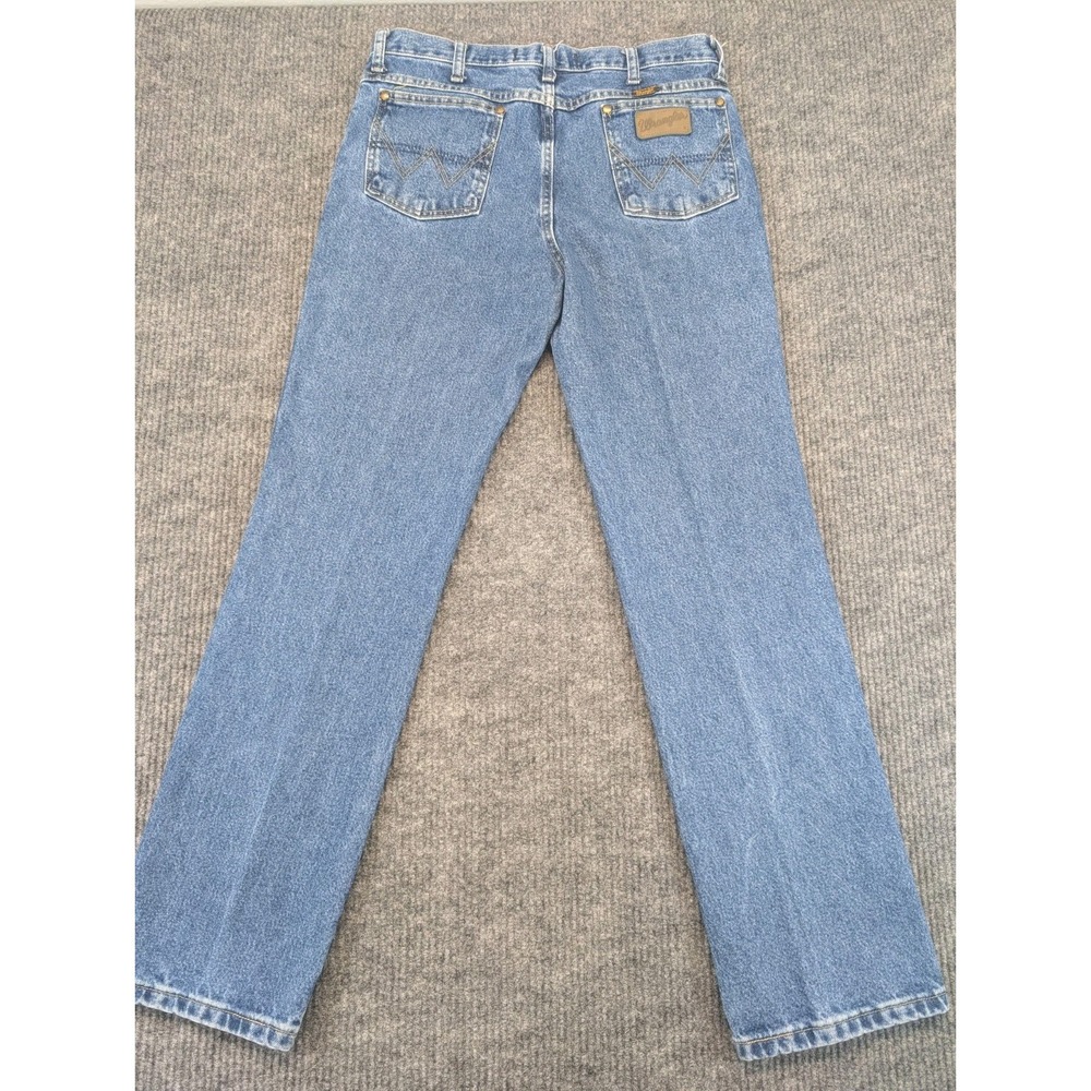 Wrangler George Strait Denim Jeans A102 Men's 33x32 100% Cotton Western Cowboy